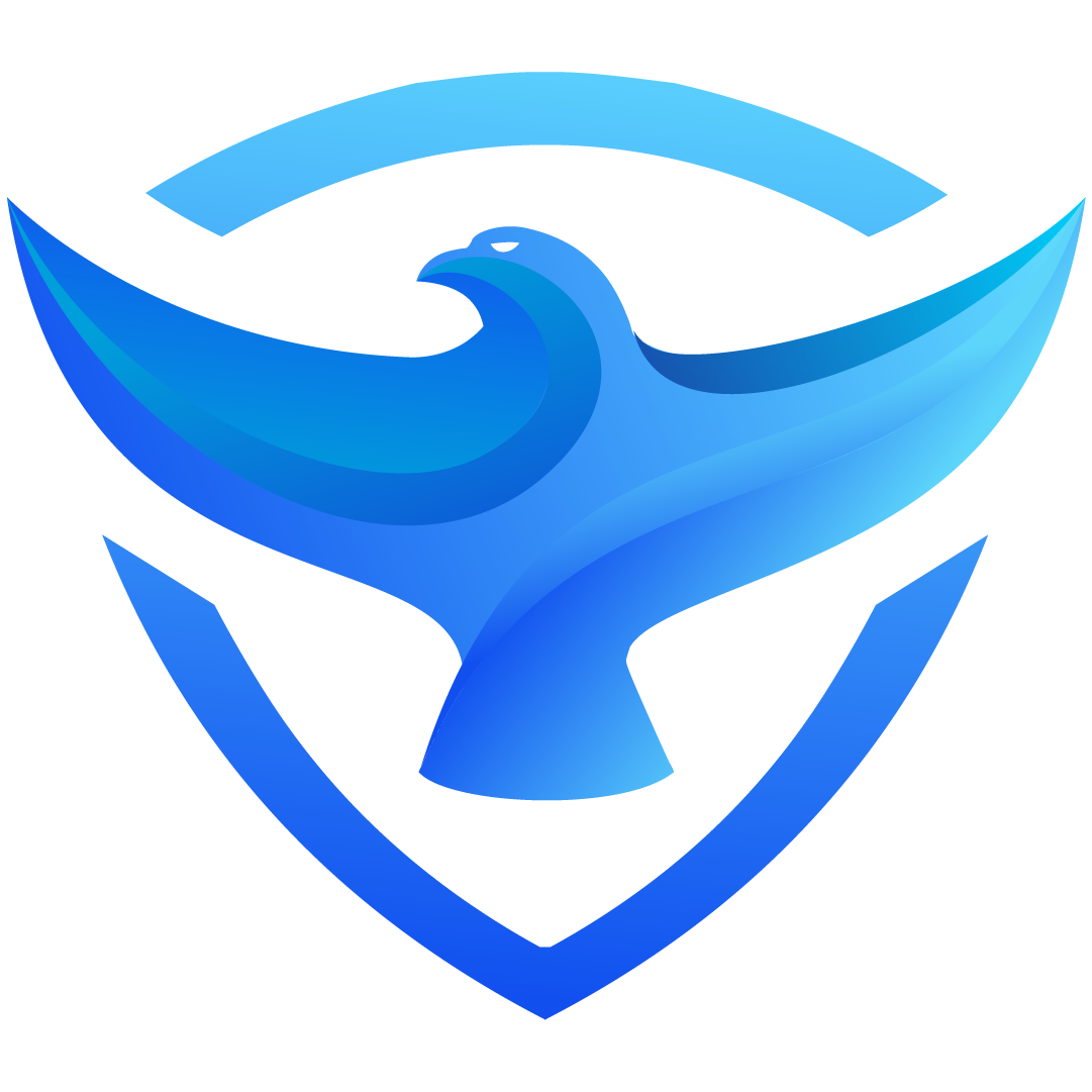 Logo de CRKS Protection : un aigle dans un bouclier bleu